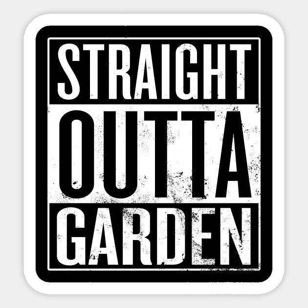 Straight Outta Garden Sticker by Saulene